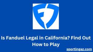 is fanduel legal in california